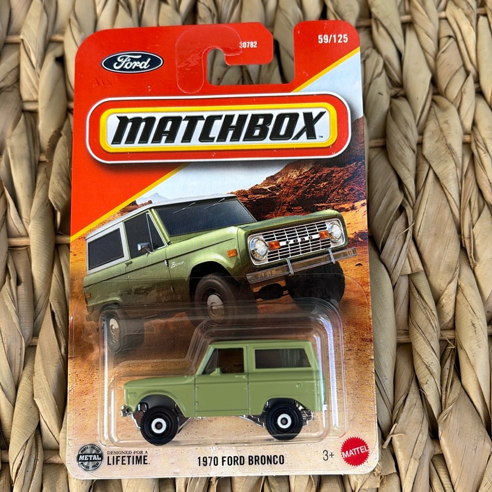 1970 Green Ford Bronco Truck Matchbox MB MBX 2025 Diecast 70s SUV Toy MB1432 🆕